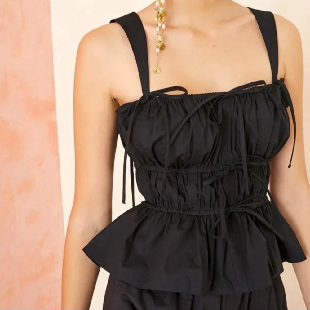 NWT Ulla Johnson Black Lulu Tank